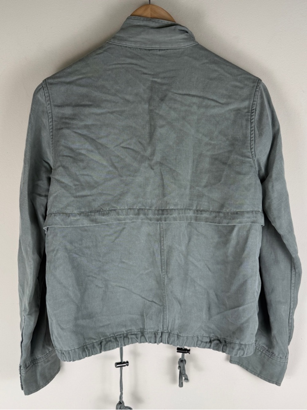 Rails Collins Utility Sage Green Lightweight Jacket Button Zip Size Small - Picture 4 of 15